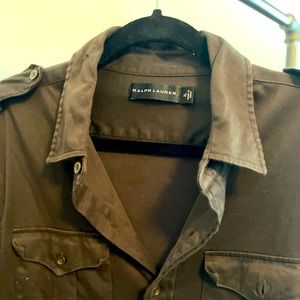 Vintage Military RL Black Label Button down